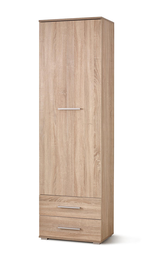 Halmar Armadio con 1 anta e 2 cassetti Liamis REG-1 Quercia