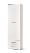 Halmar Armadio con 1 cassetto e 2 ante Liamis REG-1 Bianco