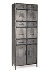 Bizzotto Armadio con 10 cassetti e 2 ante Store Grigio