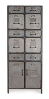 Bizzotto Armadio con 10 cassetti e 2 ante Store Grigio