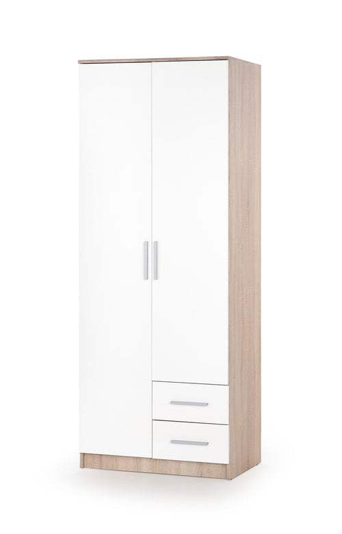 Halmar Armadio con 2 cassetti e 2 ante Liamis S-2 Bianco