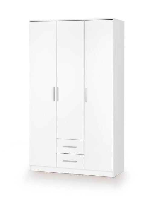 Halmar Armadio con 3 ante e 2 cassetti Liamis S-3 Bianco