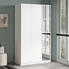 Armadio con 3 ante e specchio New Home Piccola HM1-W Bianco