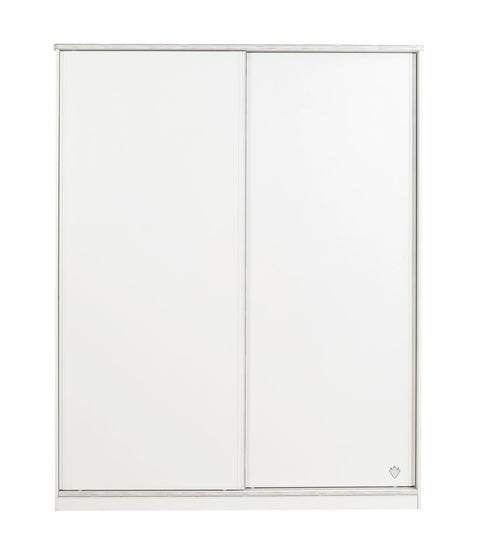Cilek Armadio giovanile a 2 ante scorrevoli Bianco, L164xL59xH206 cm