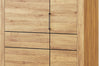 Szynaka Armadio in legno a 2 ante Kama 70 Rovere / Nero, l97xl60xh199 cm