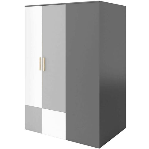 Lenart Armadio per bambini/adolescenti con 2 ante Pok 00L Grigio