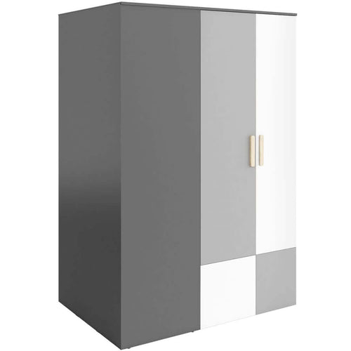 Lenart Armadio per bambini/adolescenti con 2 ante Pok 00P Grigio