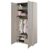 Lenart Armadio per bambini/adolescenti con 2 ante Teen Flex TF01 Grigio