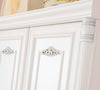 Cilek Armadio per bambini e ragazzi a 3 ante, bianco romantico, l141xl58xh203 cm