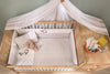Cilek Baldacchino decorativo per culla, Mocha Baby White / Cream, l300xH220 cm