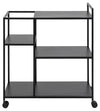 Actona Carrello da cucina Newcastle Nero