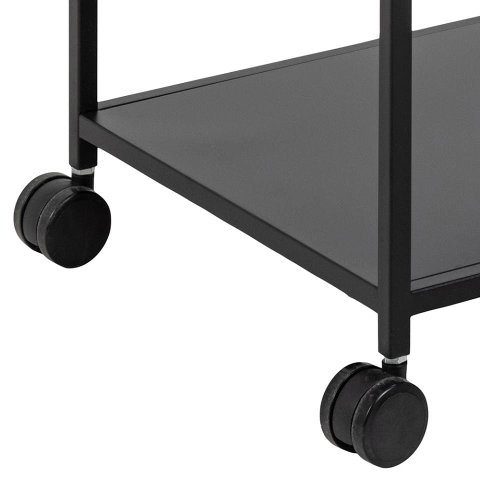 Actona Carrello da cucina Newcastle Nero