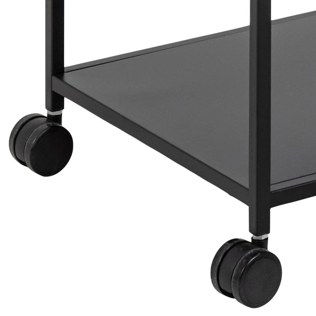 Actona Carrello da cucina Newcastle Nero
