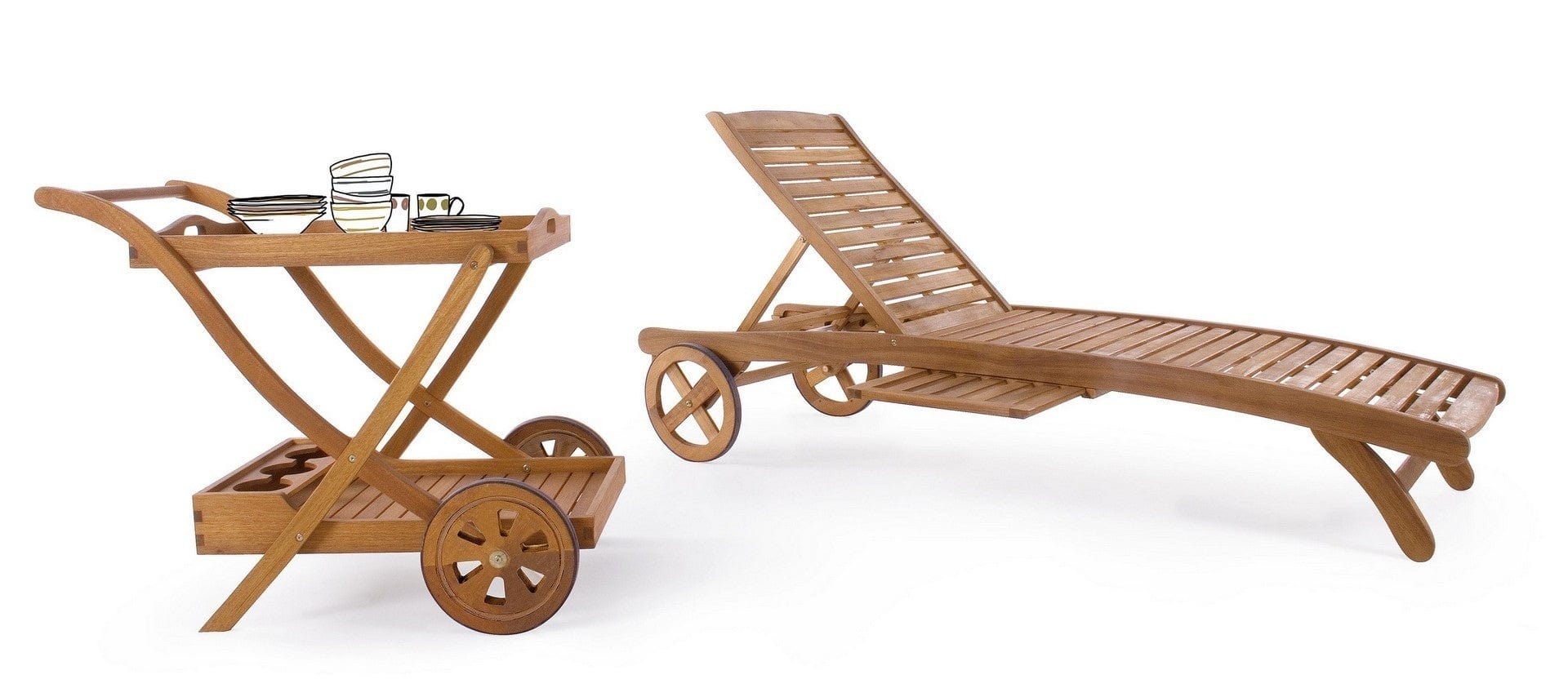 Bizzotto Carrello da giardino Noemi Naturale