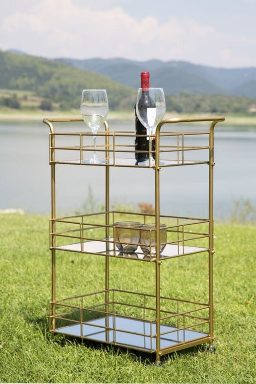 Mauro Ferretti Carrello Glam Ret. cm 60x30,5x80