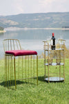 Mauro Ferretti Carrello Glam Rotondo cm Ø 38x77,5