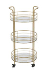 Mauro Ferretti Carrello Glam Rotondo cm Ø 38x77,5