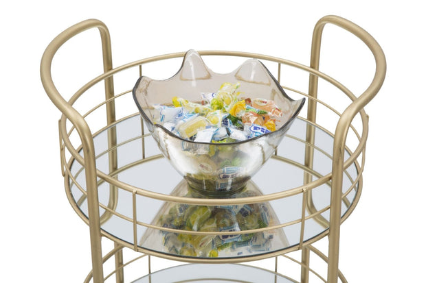 Mauro Ferretti Carrello Glam Rotondo cm Ø 38x77,5