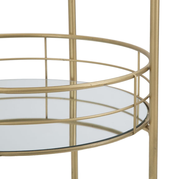Mauro Ferretti Carrello Glam Rotondo cm Ø 38x77,5