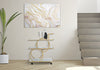 Mauro Ferretti Carrello Marble Glass cm 64x46x79