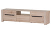 Szynaka Cassettiera TV in legno chiaro con 1 cassetto e 2 ante Desjo 20 Large Oak San Remo, l170xL42xH46 cm
