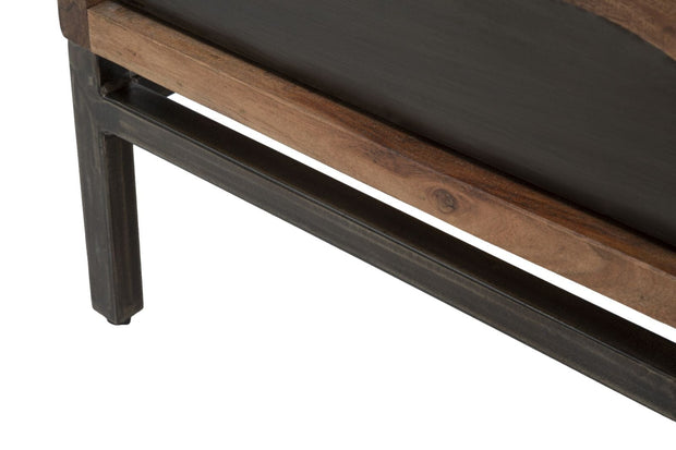 Mauro Ferretti Cassettiera Yellowstone cm 45x40x100 (Legno Di Acacia Nilotica)