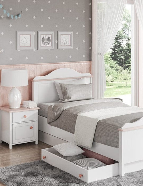 Lenart Cassetto sottoletto per bambini/adolescenti Luna 09 Bianco