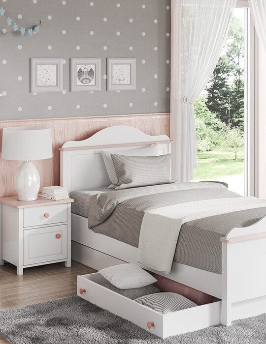 Lenart Cassetto sottoletto per bambini/adolescenti Luna 09 Bianco