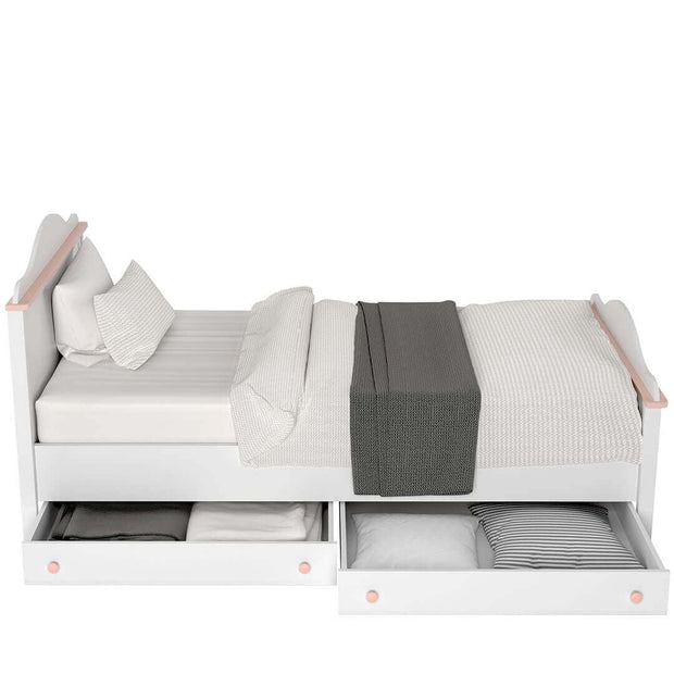 Lenart Cassetto sottoletto per bambini/adolescenti Luna 09 Bianco