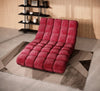 Wersal Chaise longue Delphinium 120 Bordeaux
