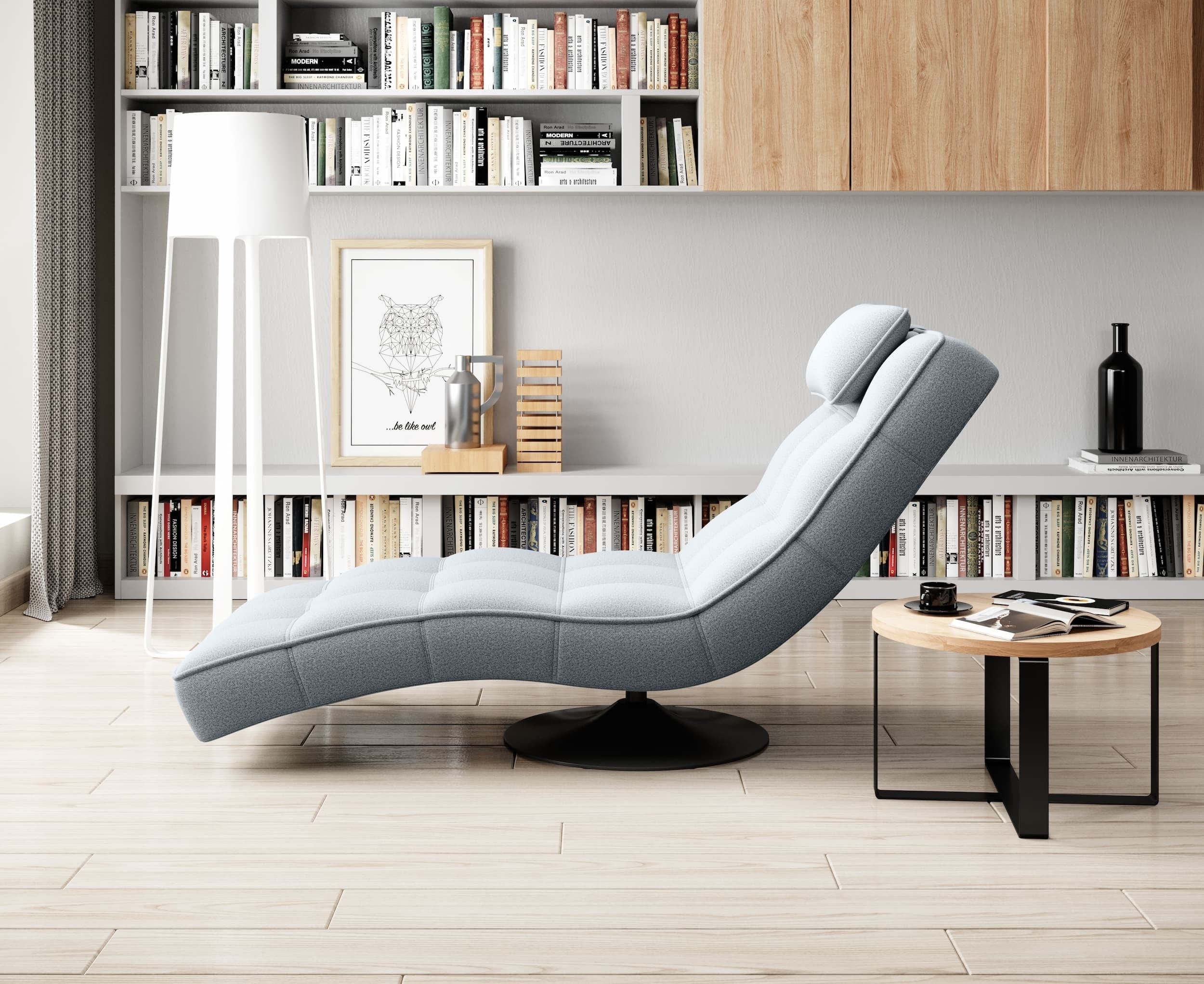Wersal Chaise longue Lexica Grigio