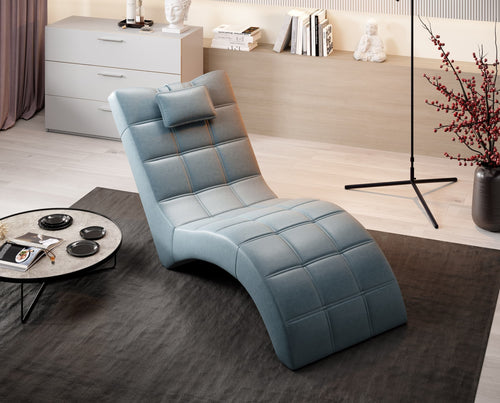 Wersal Chaise longue Lodon New Blu