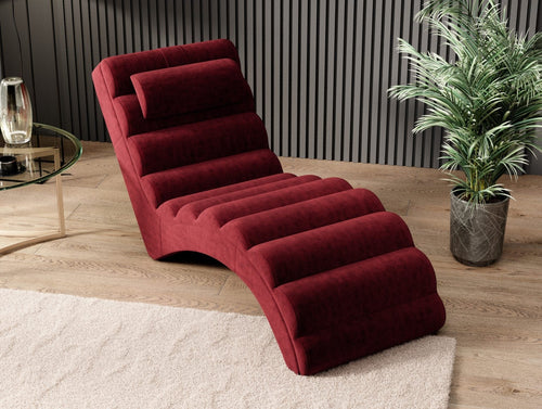 Wersal Chaise longue Mimi New Bordeaux