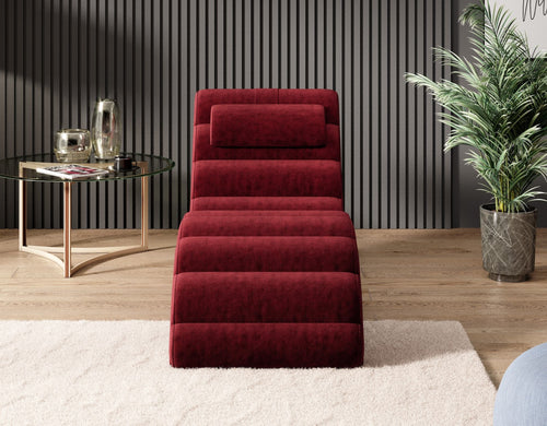 Wersal Chaise longue Mimi New Bordeaux