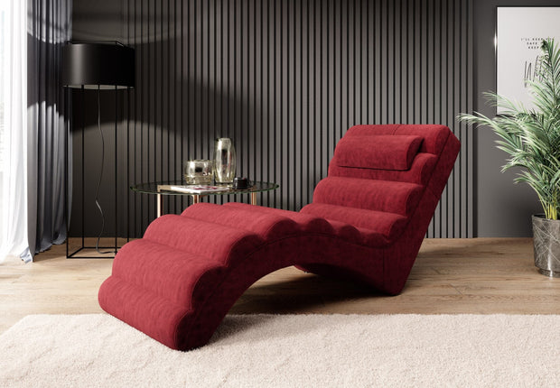 Wersal Chaise longue Mimi New Bordeaux