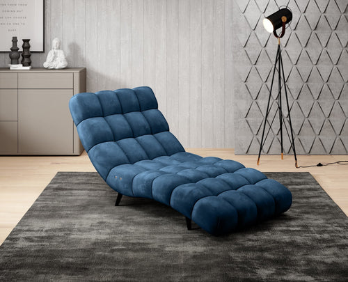 Wersal Chaise longue reclinabile Gatiola 80 Blu