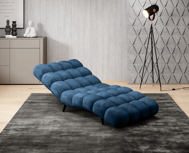 Wersal Chaise longue reclinabile Gatiola 80 Blu
