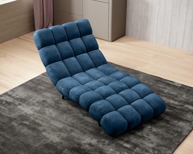 Wersal Chaise longue reclinabile Gatiola 80 Blu