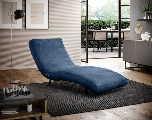 Chaise longue reclinabile Kobe Blu