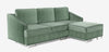 Stagra Coltar Bucs Riviera 34/Riviera Honey 34 Extensibil cu Arcuri Ondulate si Spuma Poliuretanica, Sezlong pe Dreapta, Suprafata de Dormit 200x140 cm, tapitat cu Stofa Water Repellent/Eco Friendly, cu Lada de Depozitare, Perne Incluse, l225xA160xH75 cm
