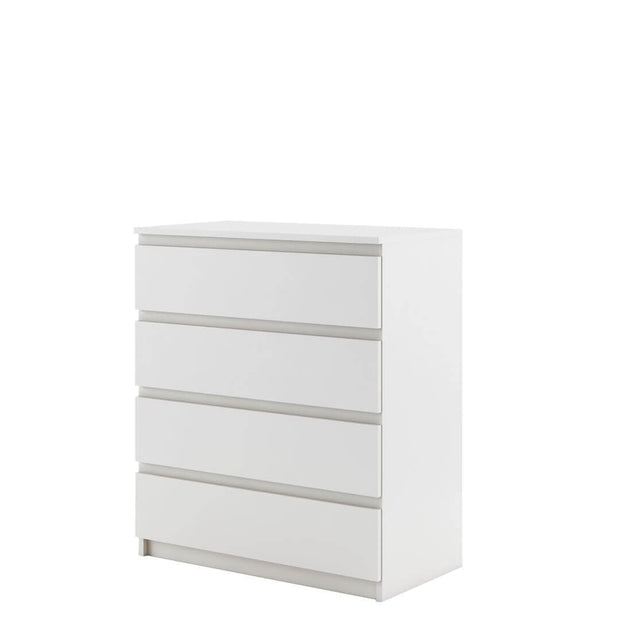 Lenart Comò con 4 cassetti Idea 06 Opaco Bianco