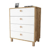 Asir Comò con 4 cassetti Vilamo VL80-217 Bianco