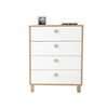 Asir Comò con 4 cassetti Vilamo VL80-217 Bianco