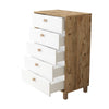 Asir Comò con 5 cassetti Vilamo VL82-217 Alto Bianco