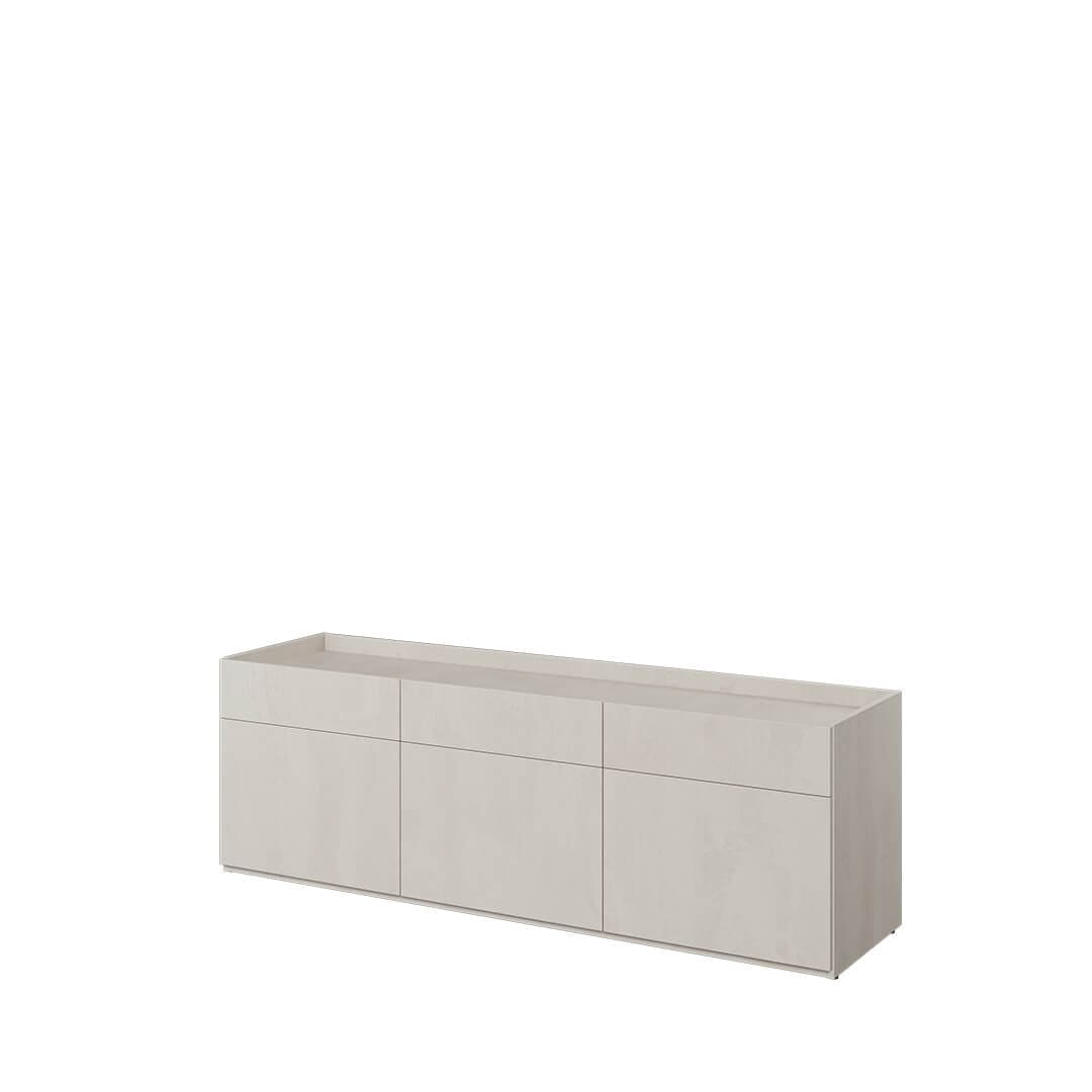 Lenart Comò per bambini/adolescenti a 3 ante Teen Flex TF08 Grigio
