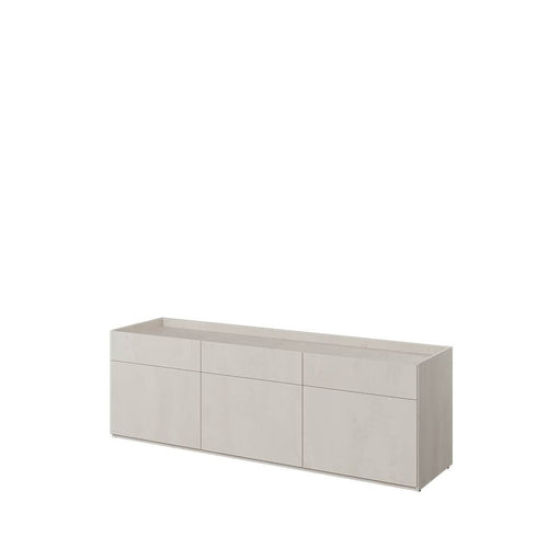 Lenart Comò per bambini/adolescenti a 3 ante Teen Flex TF08 Grigio