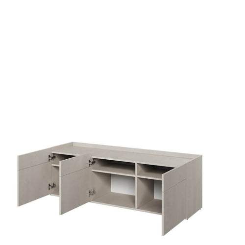 Lenart Comò per bambini/adolescenti a 3 ante Teen Flex TF08 Grigio