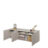 Lenart Comò per bambini/adolescenti a 3 ante Teen Flex TF08 Grigio