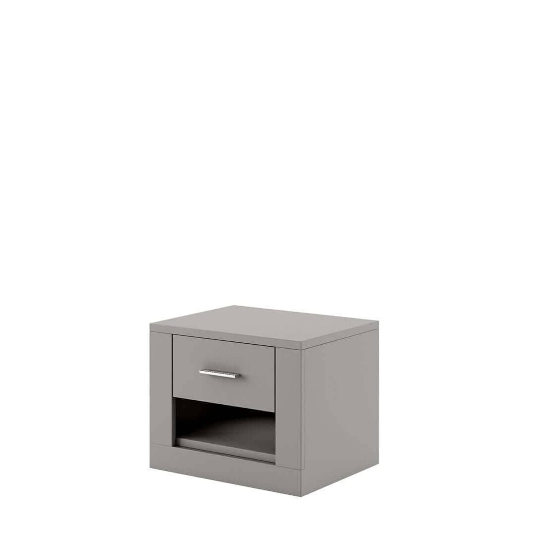 Lenart Comodino con 1 cassetto Idea 07 Grigio Opaco