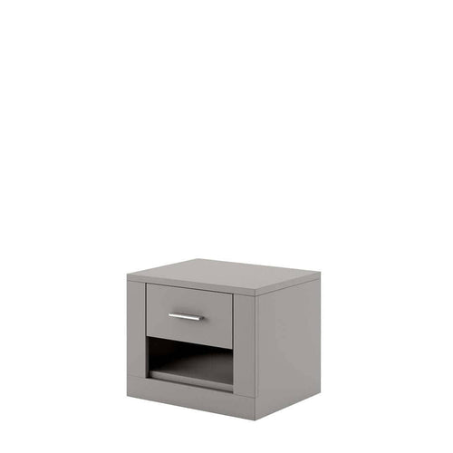 Lenart Comodino con 1 cassetto Idea 07 Grigio Opaco